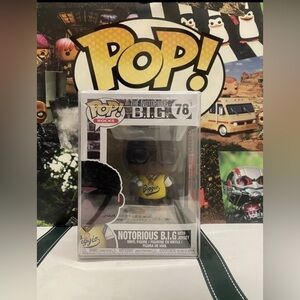 Funko POP! THE NOTORIOUS BIG Biggie Smalls w/ Jersey #78 With Protector Lanyard